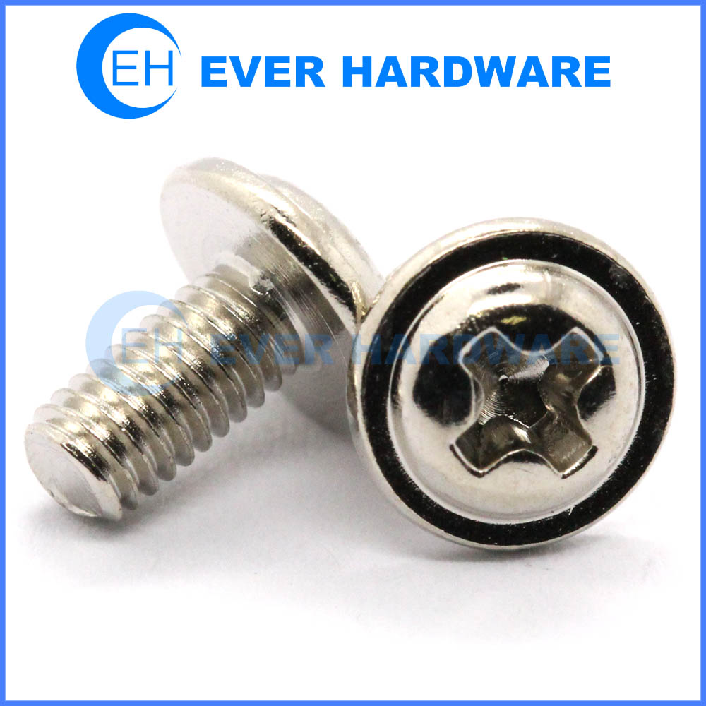 Electrical screws stainless steel screws pan washer head machine screws