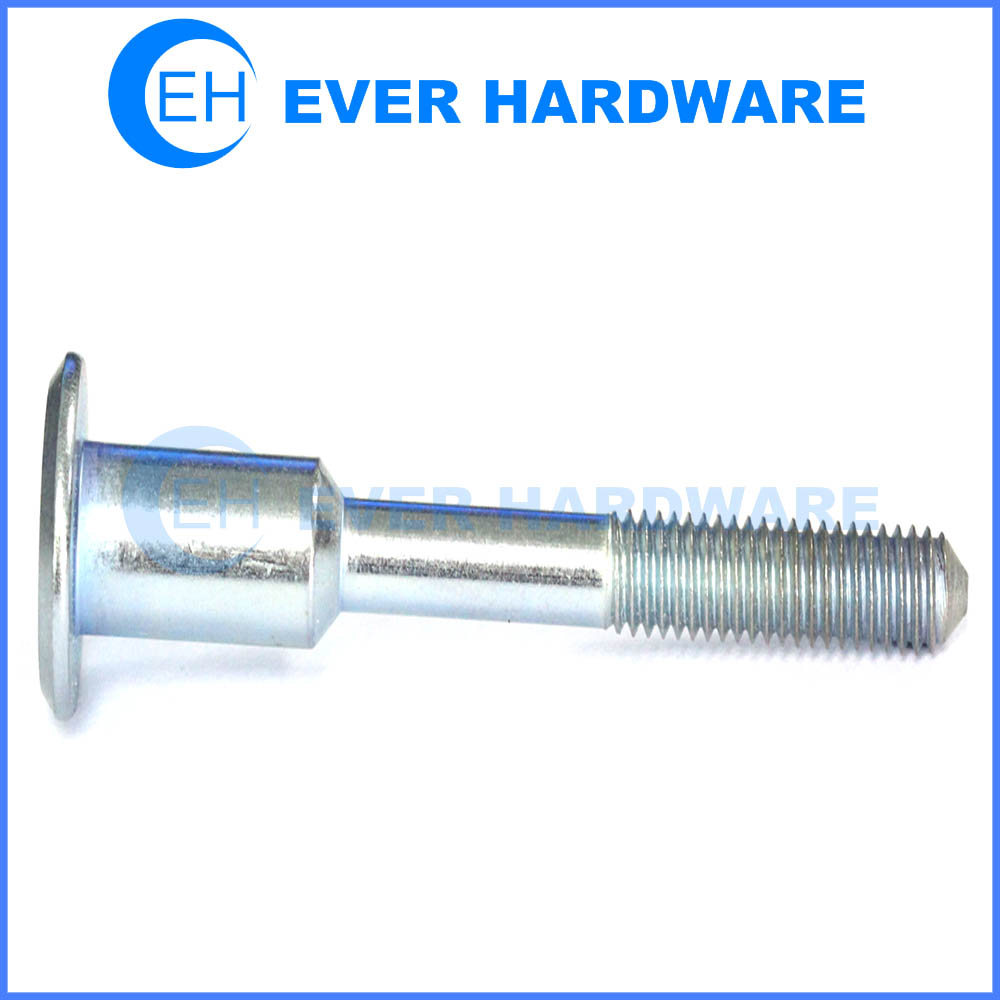 Flat head bolt shoulder partial threaded machine flat head screws