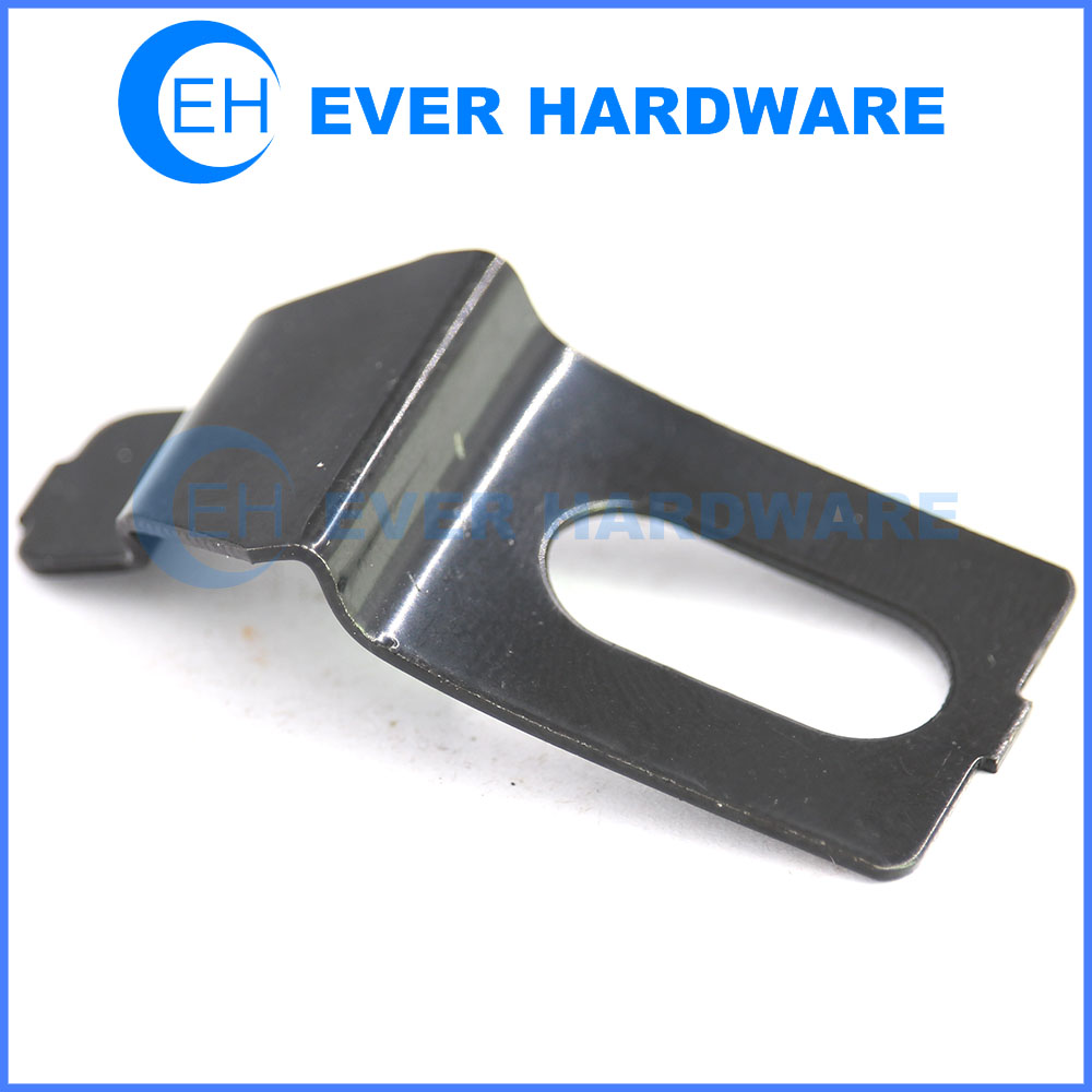 Metal spring clips black steel metal belt hoster clip stamping supplier