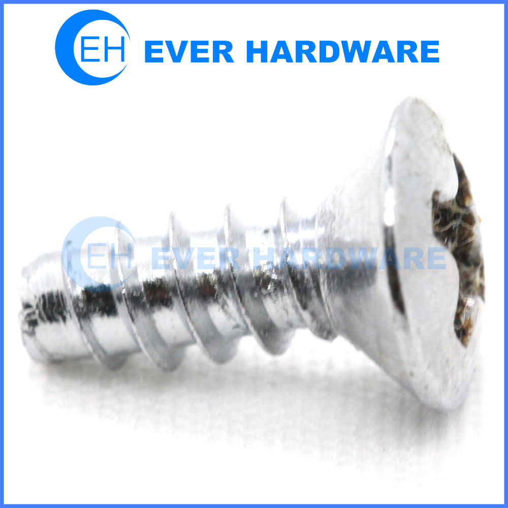 Oval head screw steel galvanized raised head screws for plastic