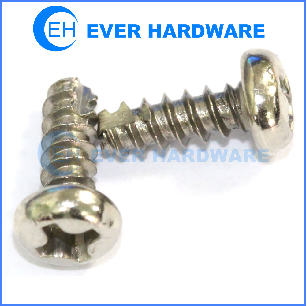 Pan head screws thread cutting sheet metal fasteners high tensile