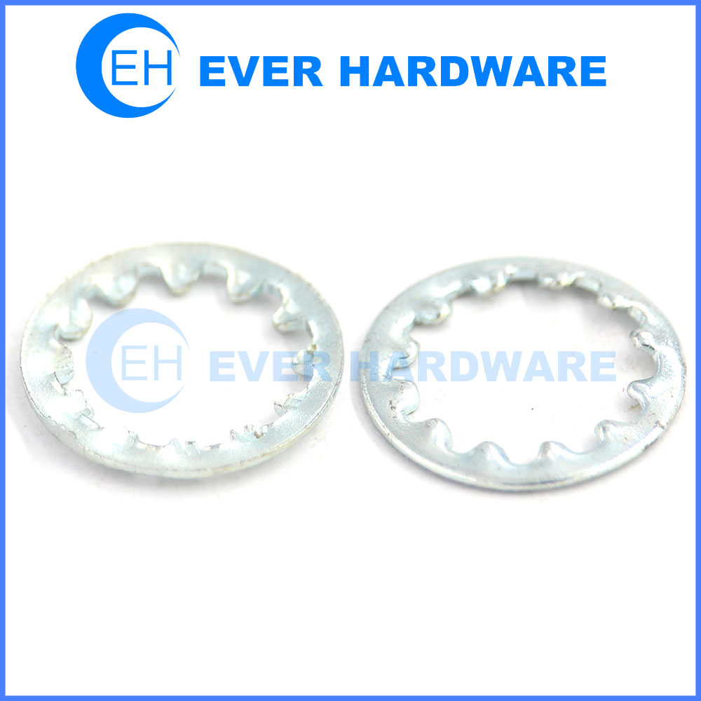 Toothed lock washer internal serrated lock washer retaining washer