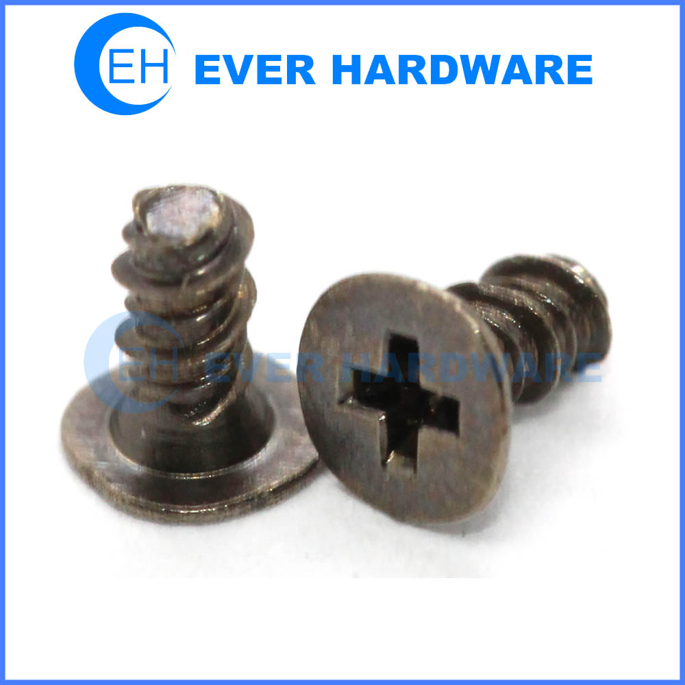 Wafer head screws black electronics screws steel galvanized screws