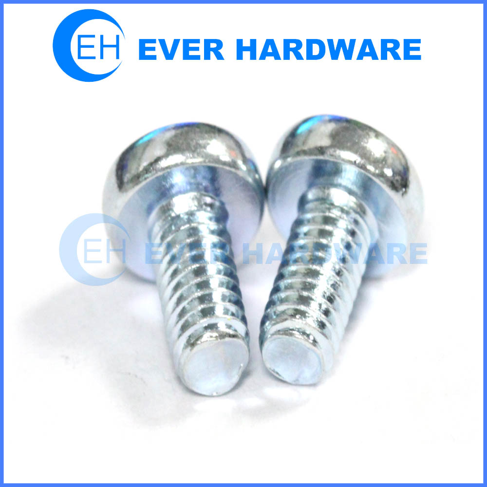 Zinc plated bolts grade 4.8 metric threaded zinc coating screws