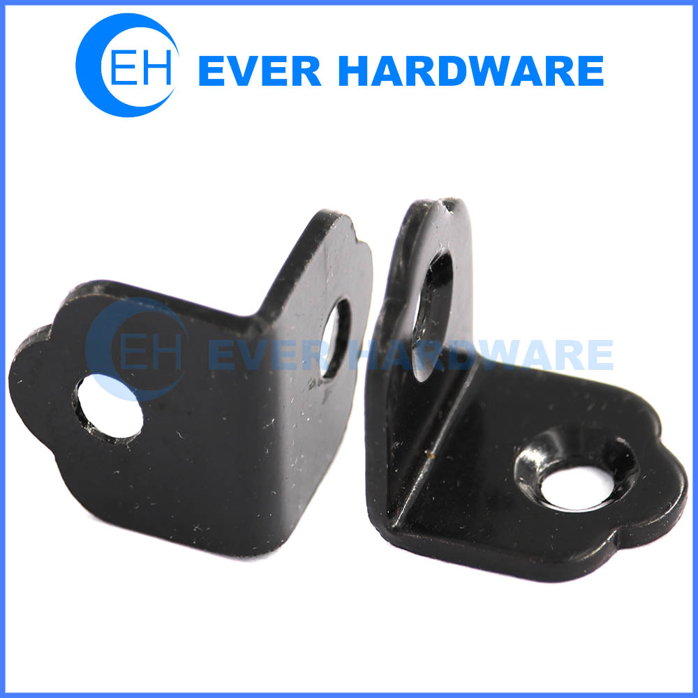 Corner braces joint right angle bracket black click snap flip bracket supplier