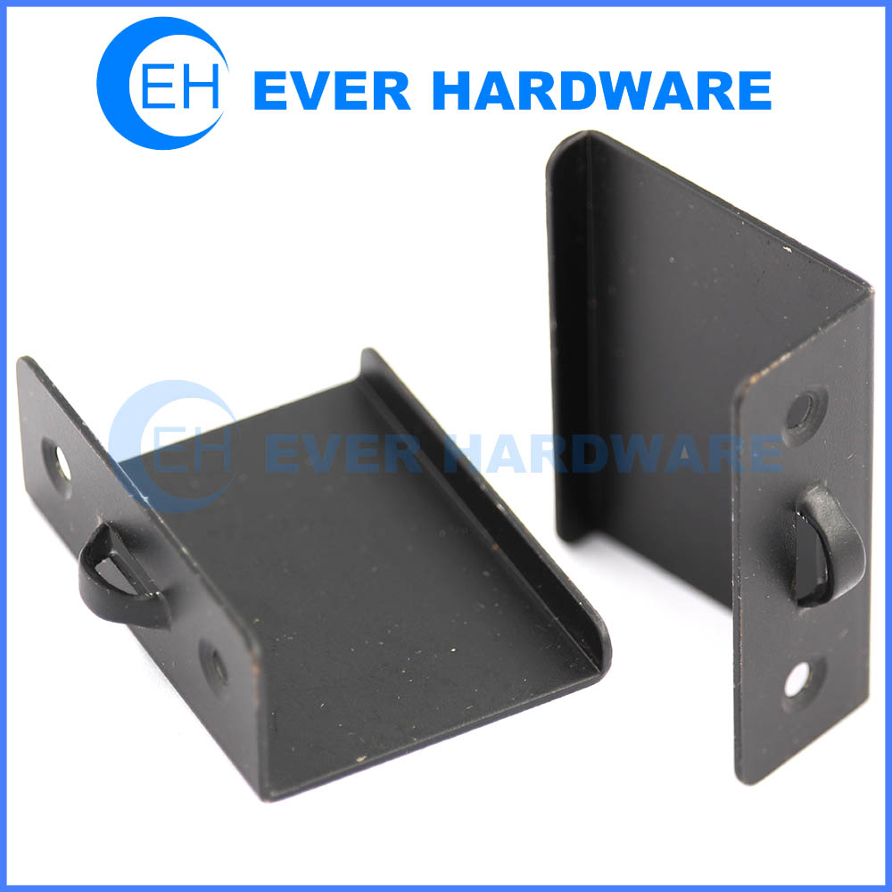 Custom made metal bracket black plating metal adjustable brackets