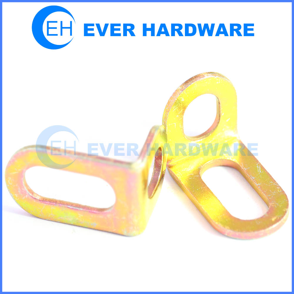 Corner support bracket reinforced angle code right angle bracket yellow galvanizing