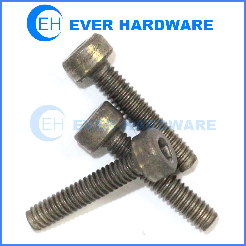 Cylinder head cap screw black plated cup head bolts high strength manufacturer