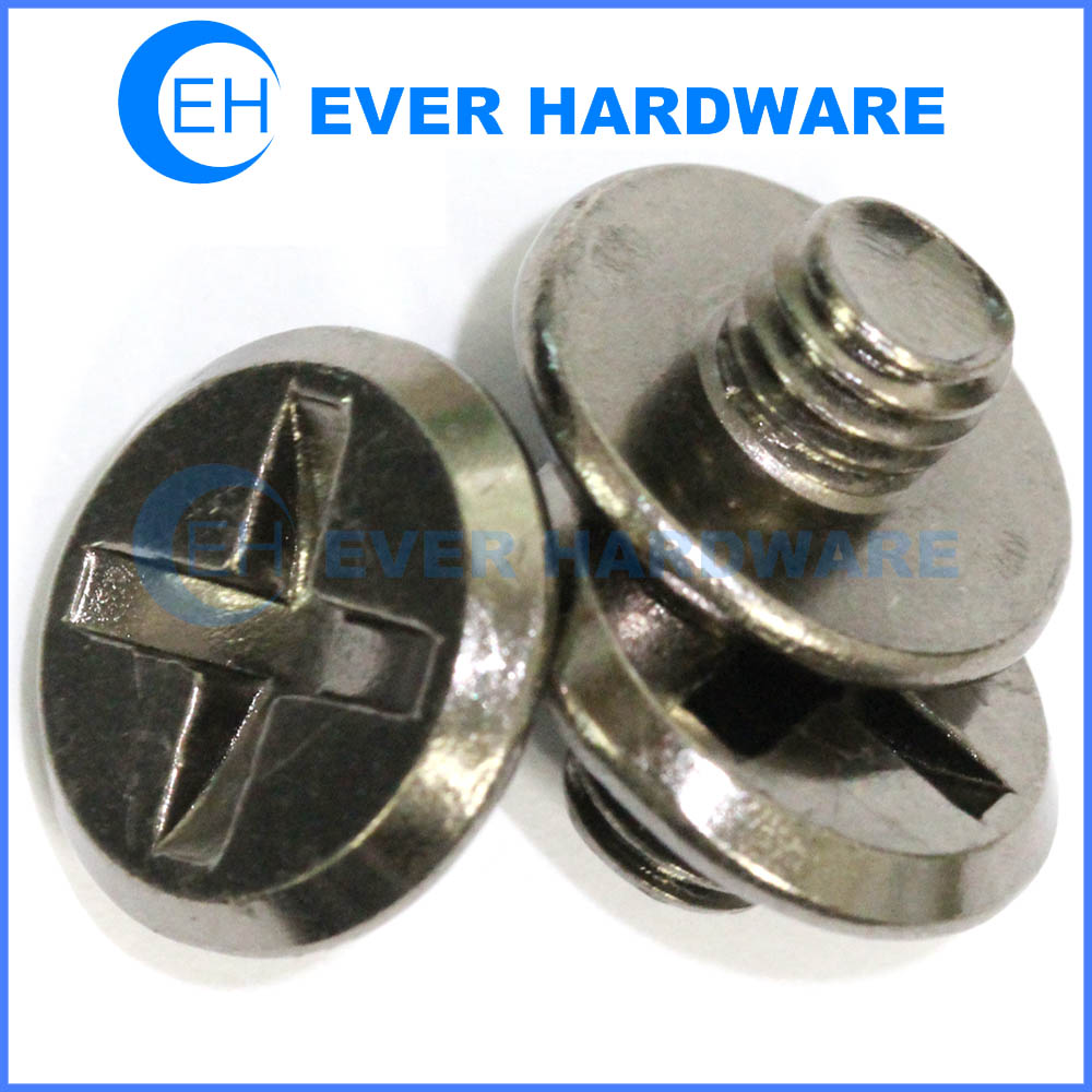 Electric circuit screws customized special headed chamfering black coating