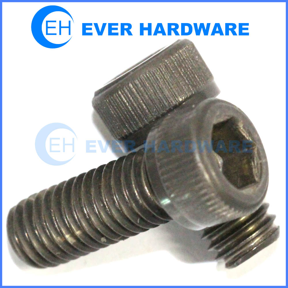 Hex drive cap head machine screws black socket bolts grade 8.8 10.9 12.9