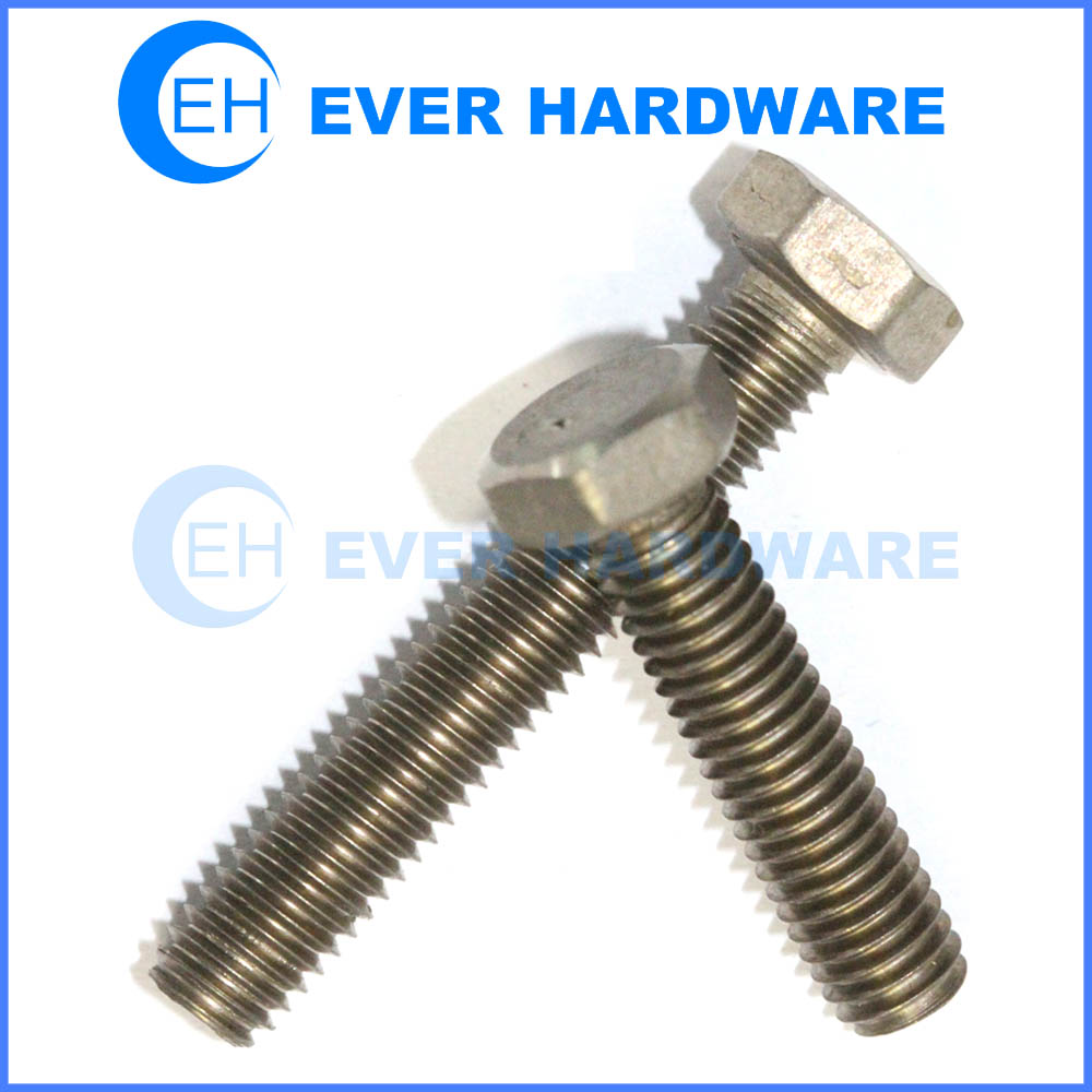 Hex head cap screws right handed machine threaded grade 8 metric cap screws