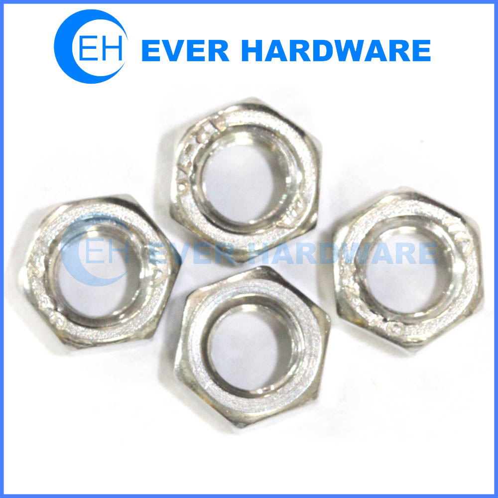 Left hand threaded nuts metric passivation A2 70 hexagonal fasteners supplier