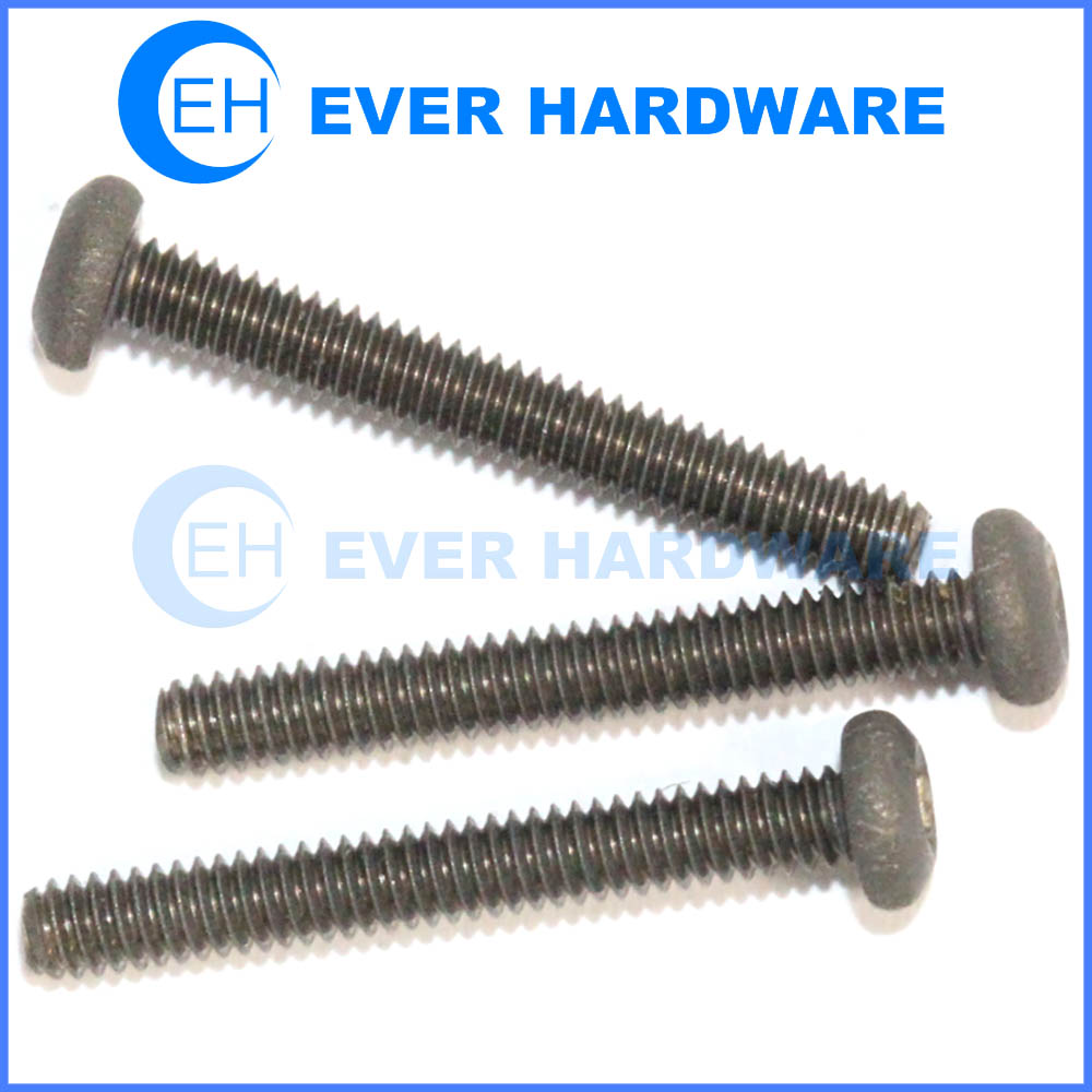 Metric hex socket cap screws button allen bolt grade 10.9 black coating manufacturer