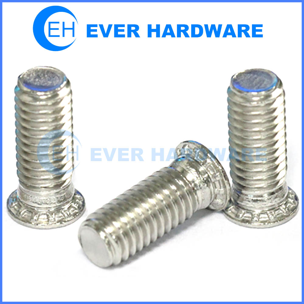Pressure clinching stud metal rivet head screws stainless steel riveting bolts