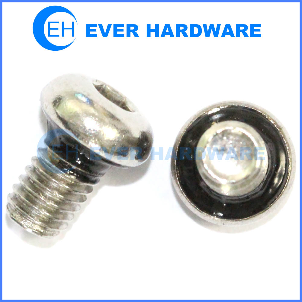 SS sealing screws socket head black nyseal under the head special design