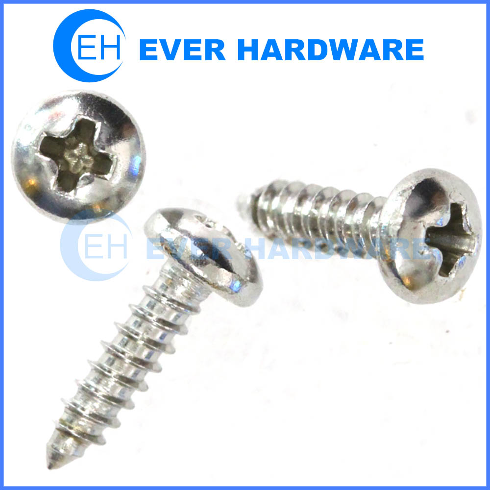 SS self tapping screws pan head self tapping metal screws into metal supplier