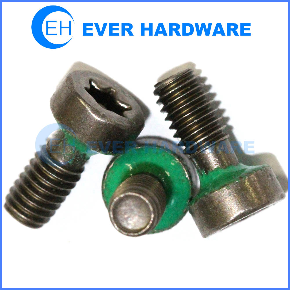 Sealing bolts nylon under head self sealing alloy steel high tensile manufacturer