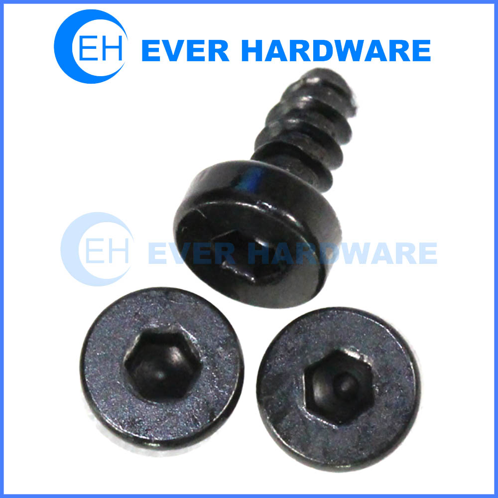 Special style screw self tapping metal screws hex socket round head small screws