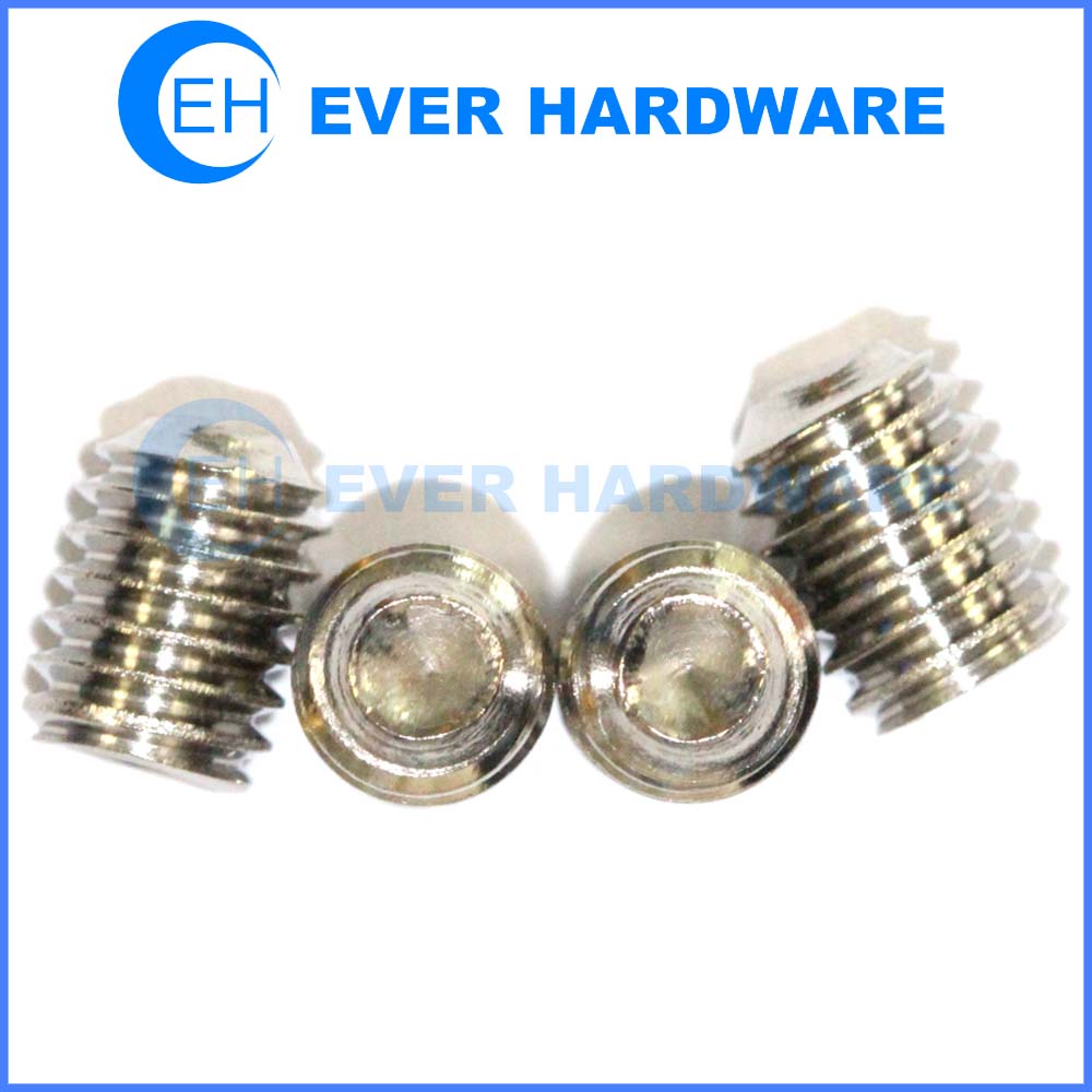 Stainless steel cup point set screws DIN916 hexagon socket A2 A4 supplier