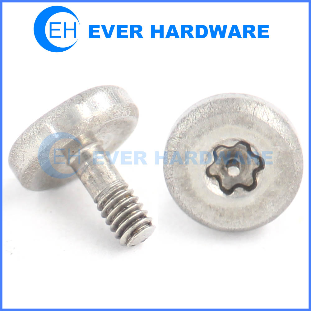 Anti theft fasteners tamper proof stainless steel A2 customizable manufacturer