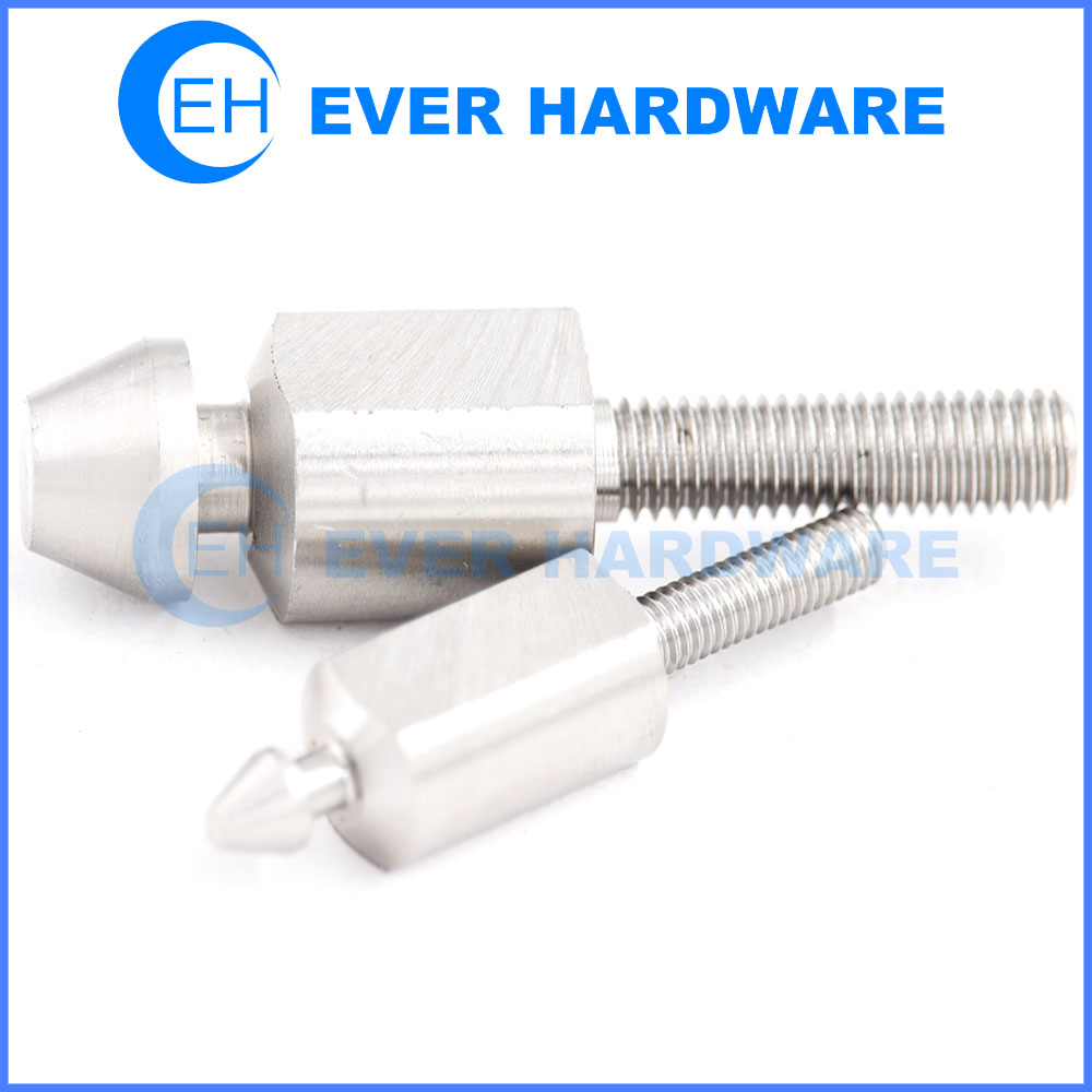 CNC electrical bolts precision hardware custom machining stainless steel