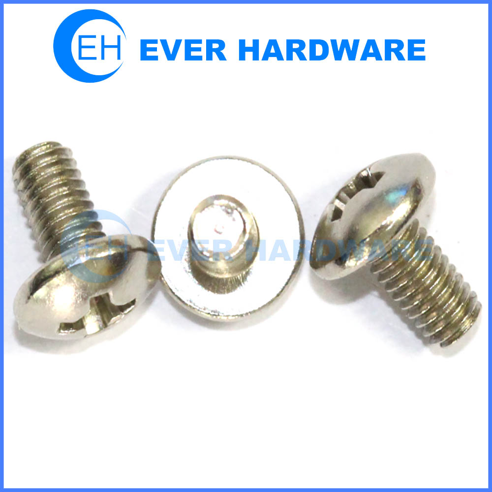 Dome head screws phillips stainless steel A2 passivation fixing fasteners supplier