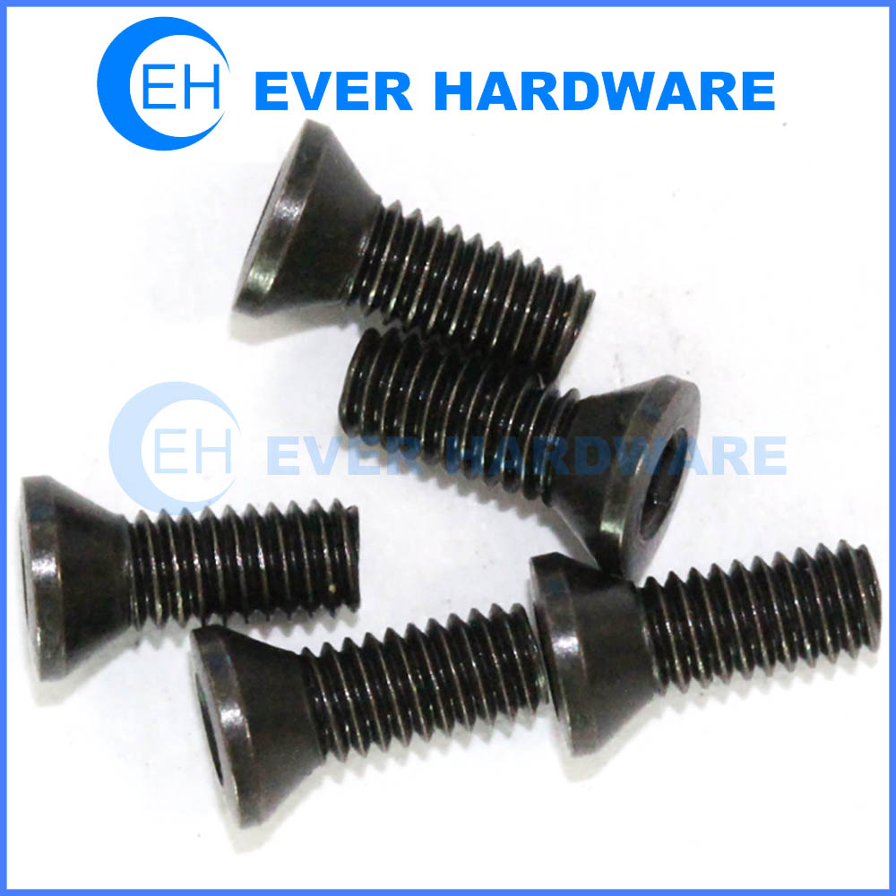 Hex csk screws socket countersunk cap allen bolt alloy steel black galvanizing