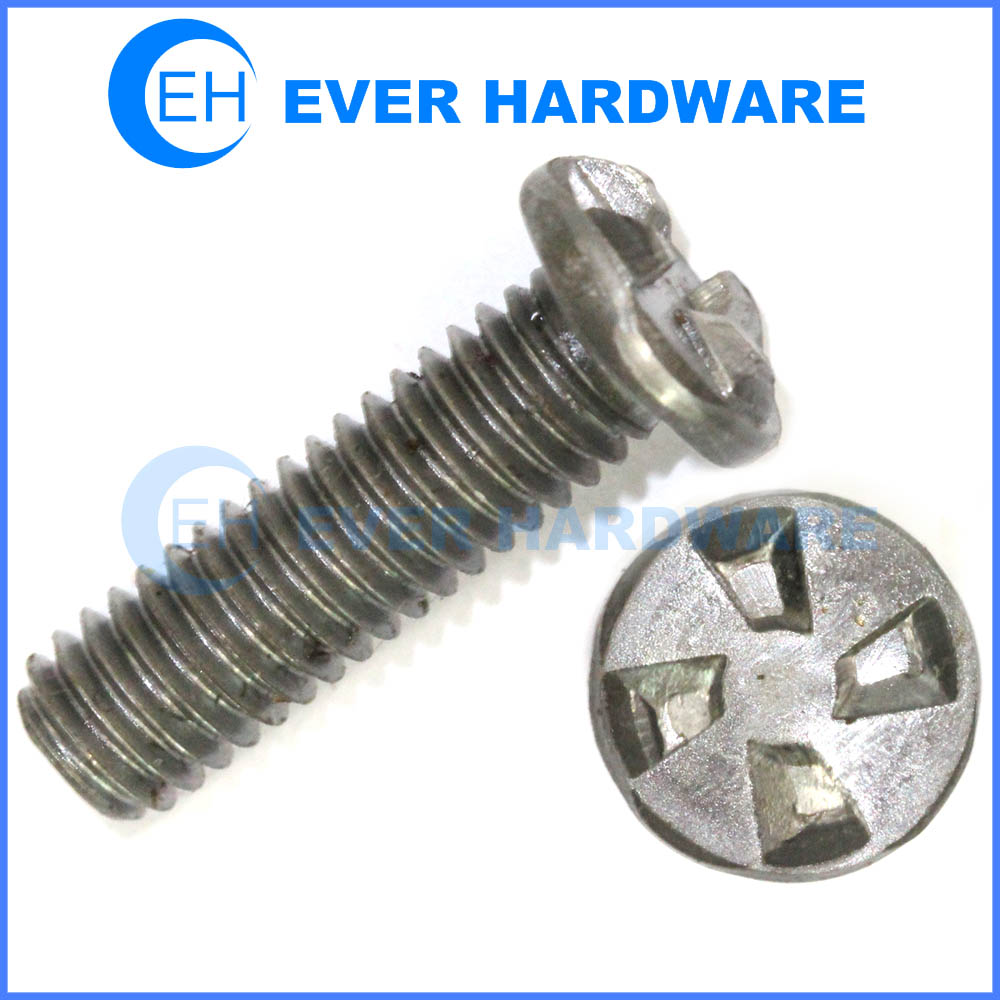 Security machine screws special designed one way bolt anti theft fasteners