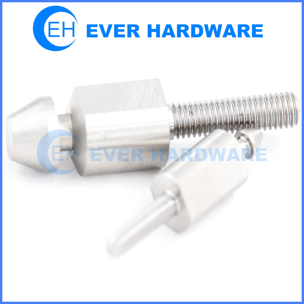 Specialty electrical fasteners wire forming male threaded electric hardware supplier