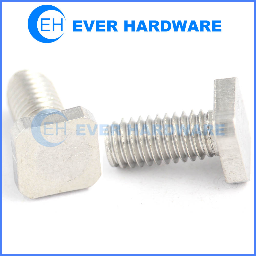 Square head machine screw special rectangle head bolts custom fasteners