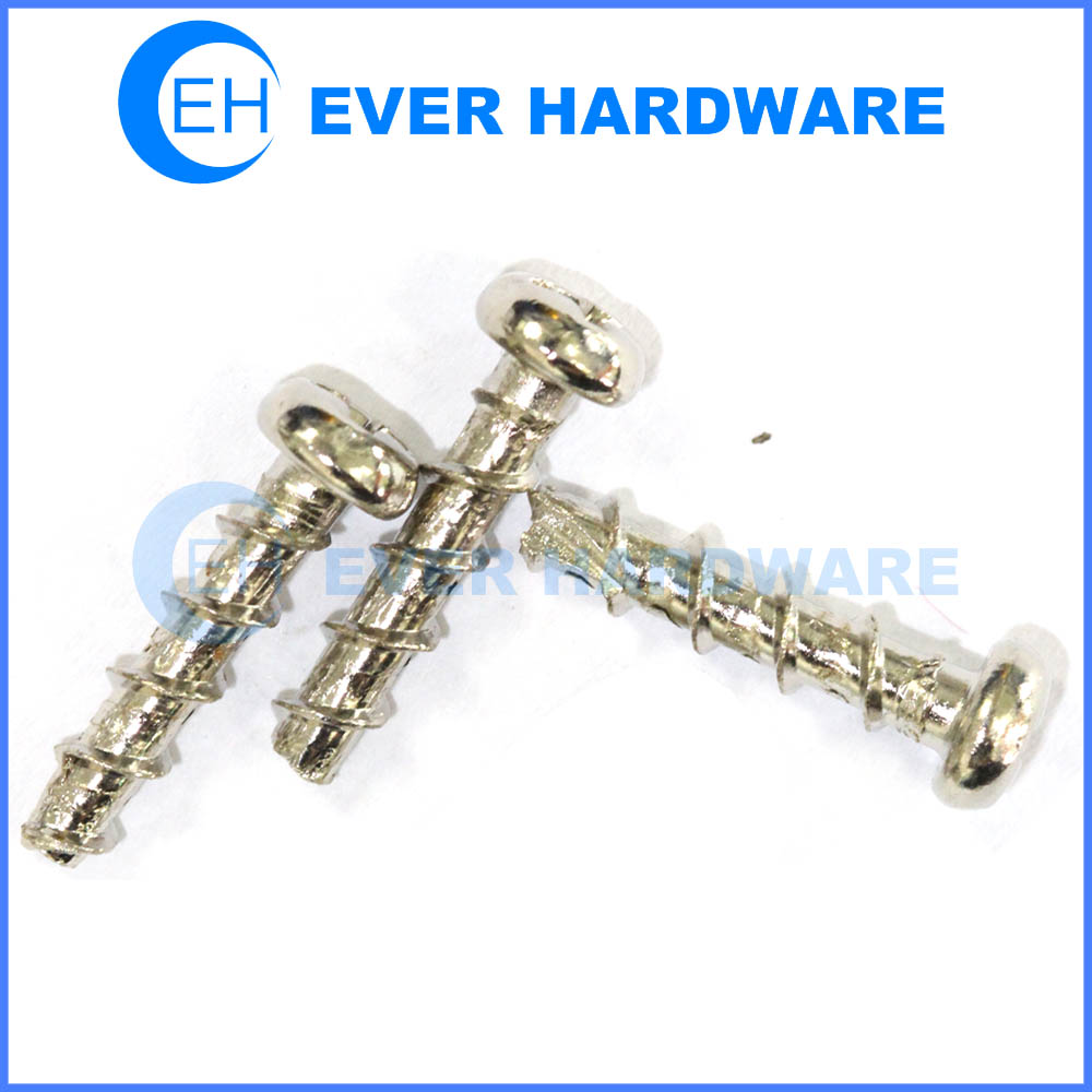 Type F screws thread cutting self tapping metal fasteners SS coarse thread