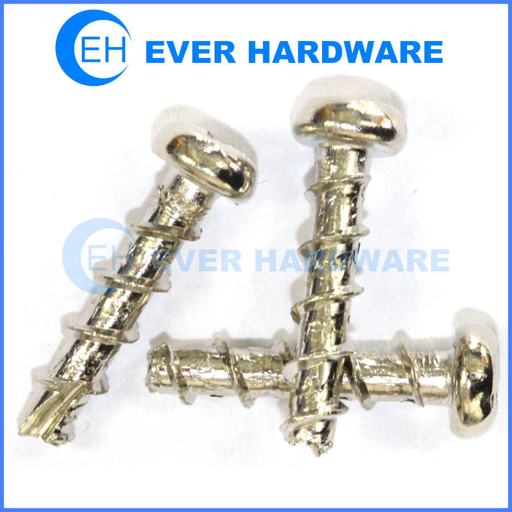 Type f thread cutting screw phillips pan head steel galvanized for plastic sheet metal