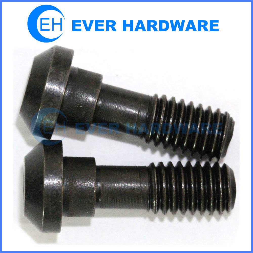 Clamp screw high tensile allen hole immovable part Grade 12.9 black coating