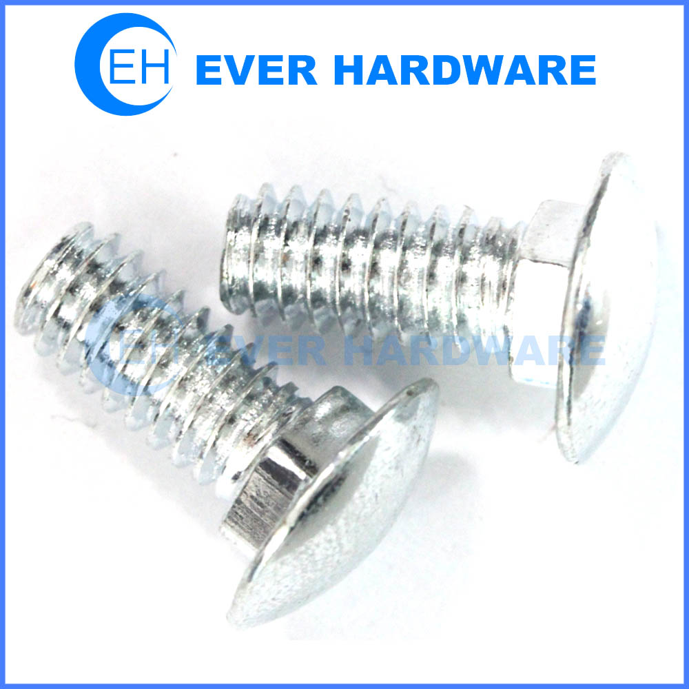 Round head carriage bolt countersunking head steel trailer galvanizing smooth head