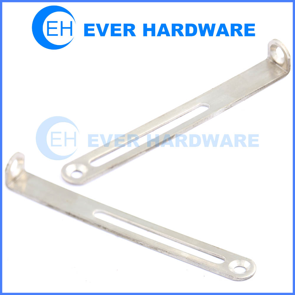 Adjustable shelf support closet rod bracket L-shaped stainless steel