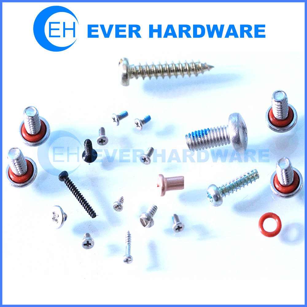 Fastening screws steel brass conex fasteners safe secure hardware custom