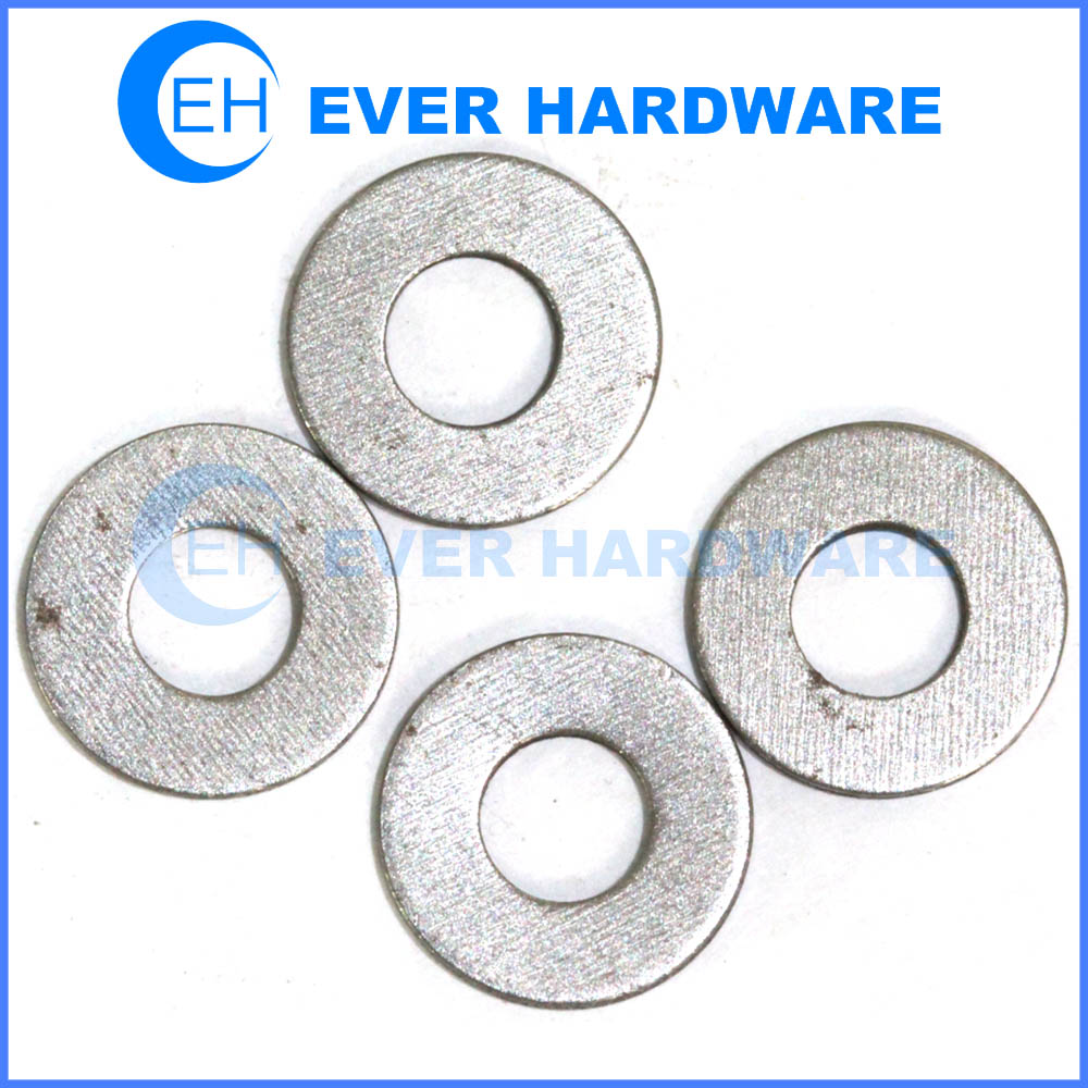 Flat metal washer stainless steel metric commercial corrosion resistant