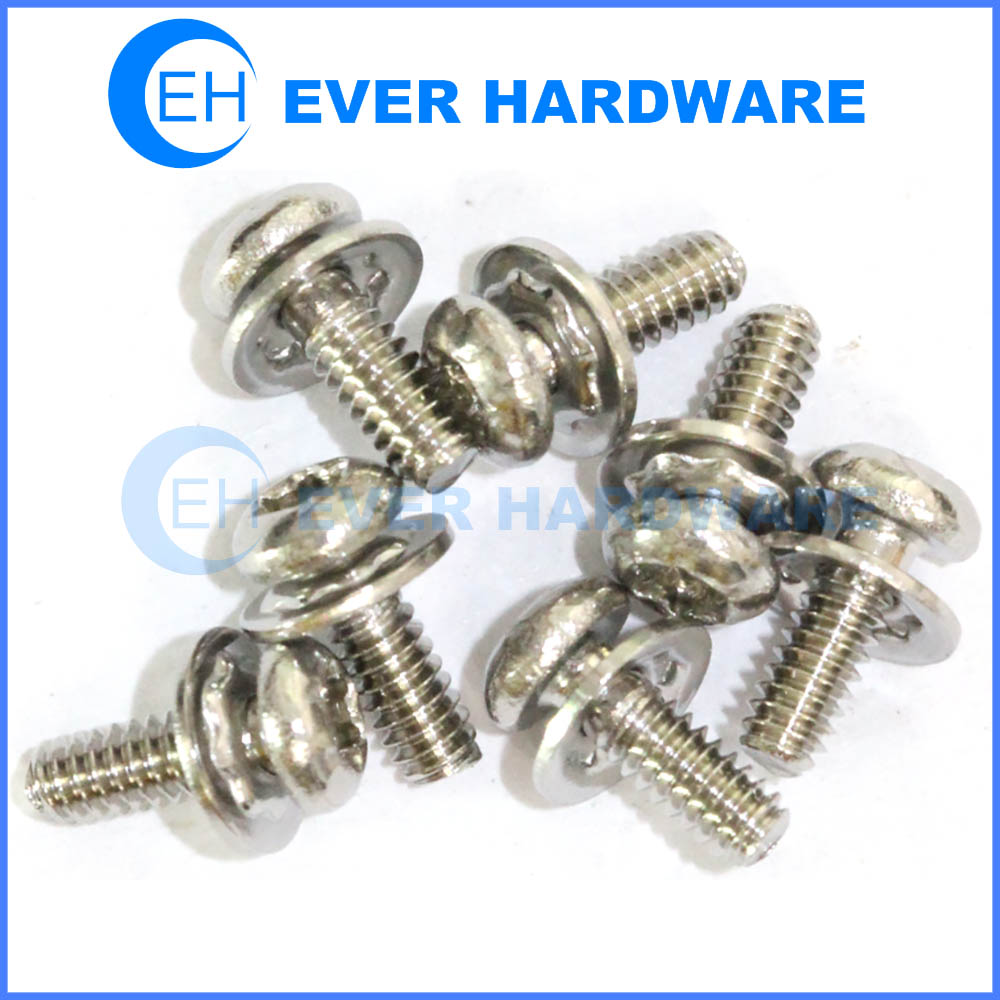 Square conical washer SEMS machine screw torx pan head stainless steel