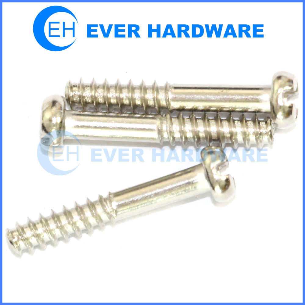 Fasten screw timber heavy duty wood screw slotted steel galvanizing