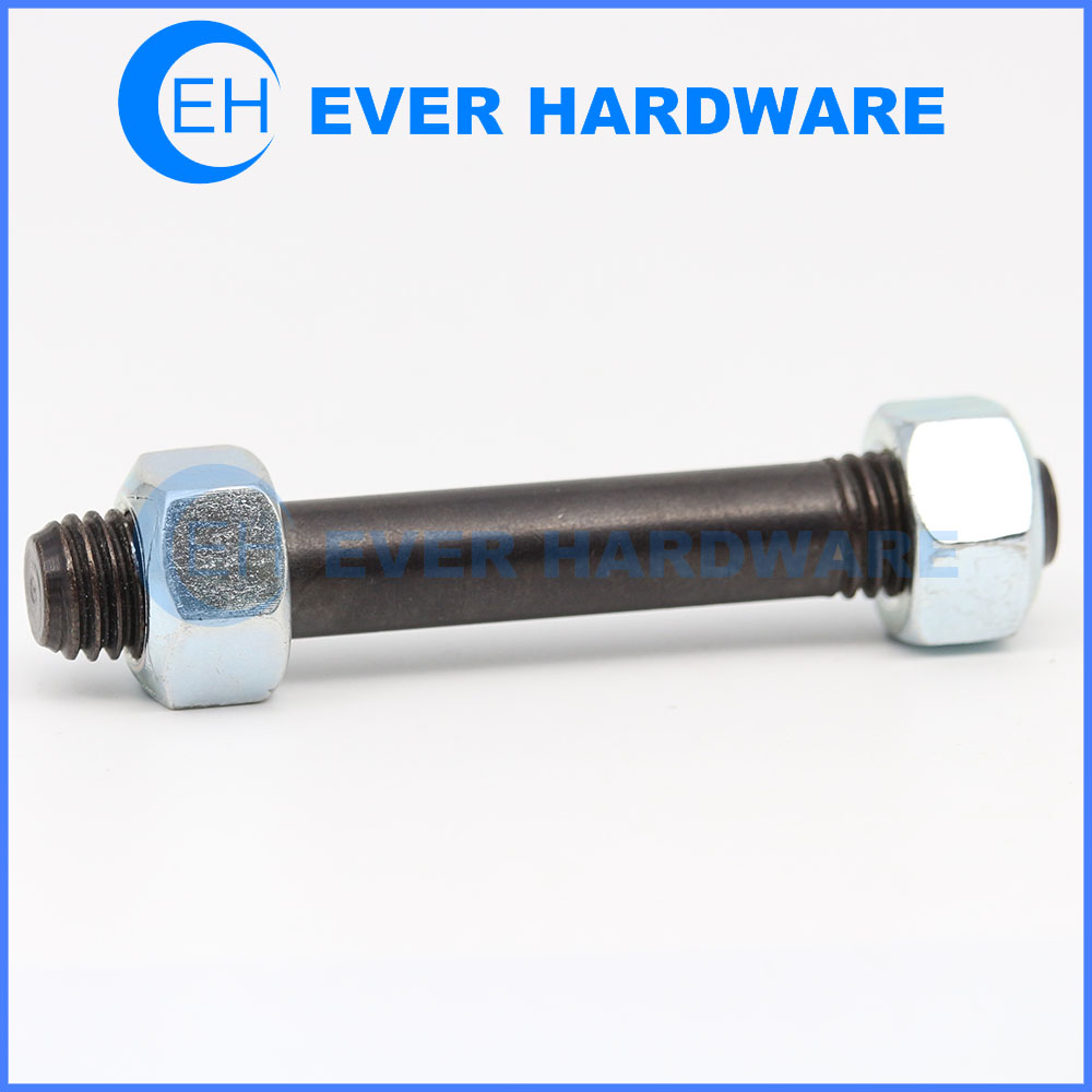 Stud Bolts High Strength Carbon Steel Double End Stud Bolt Tram High Tensile Bolt Nut Fasteners