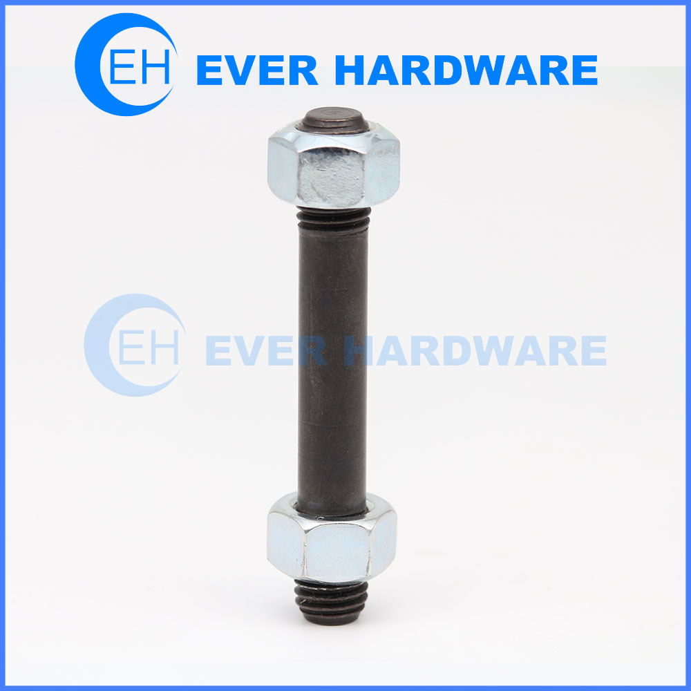 Stud Bolts High Strength Carbon Steel Double End Stud Bolt Tram High Tensile Bolt Nut Fasteners