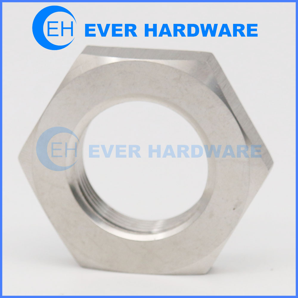 Hex Jam Nut Customized Various Stainless Carbon Steel Copper Brass Pipe Fitting Hex Jam Nut