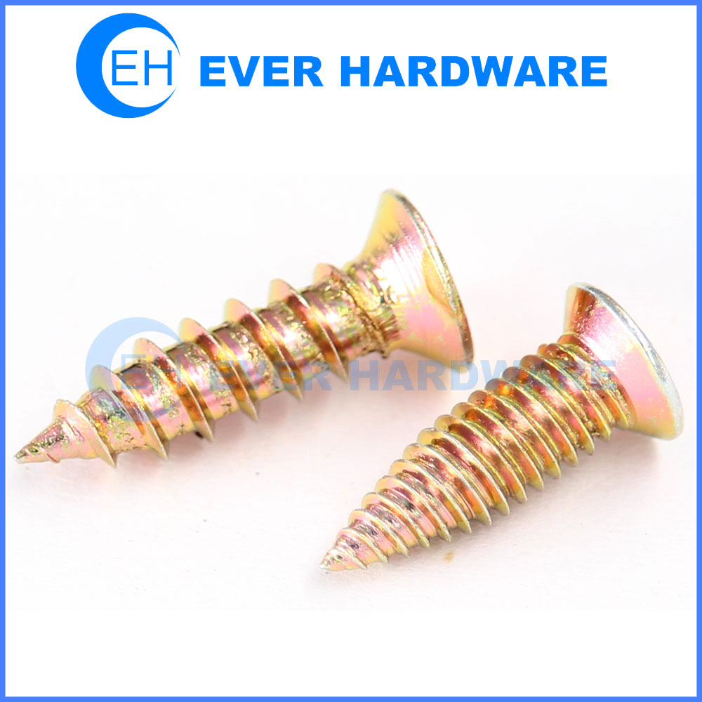 M2 Countersunk Bolt Carbon Steel Phillips CSK Head Small Machine Screws Tiny External Threaded Cross Recessed Black Galvanizing M2.5 M3 M4 M5 M6 Flat Outer Teeth Mini Fasteners Manufacturer Supplier