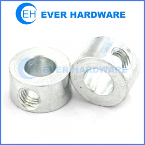 Threaded spacers steel zinc plating round spacers custom made