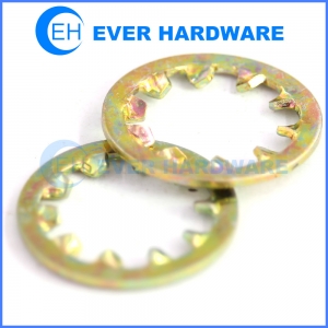 Bearing lock washers carbon steel star washers fasteners internal ...