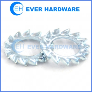 External tooth lock washers serrated lock star washers fasteners