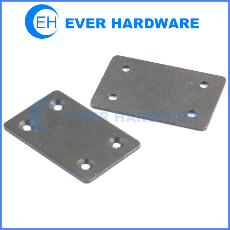 Flat corner brace black galvanized decorative mending plates hardware ...