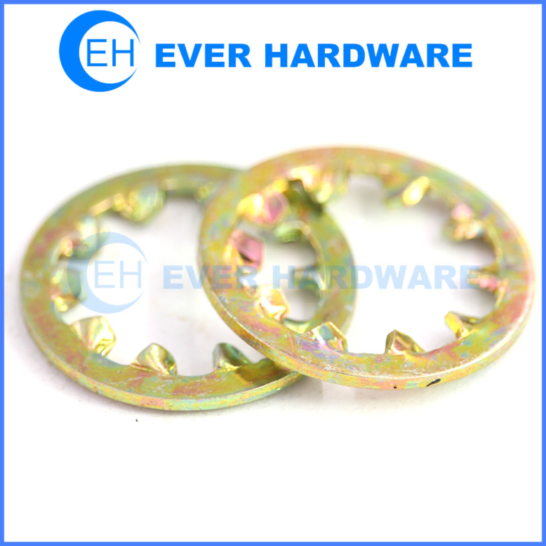 Lock washer internal tooth steel zinc finishing hardened washers supplier