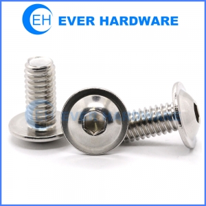 Stainless metric bolts socket head button screw socket head fasteners