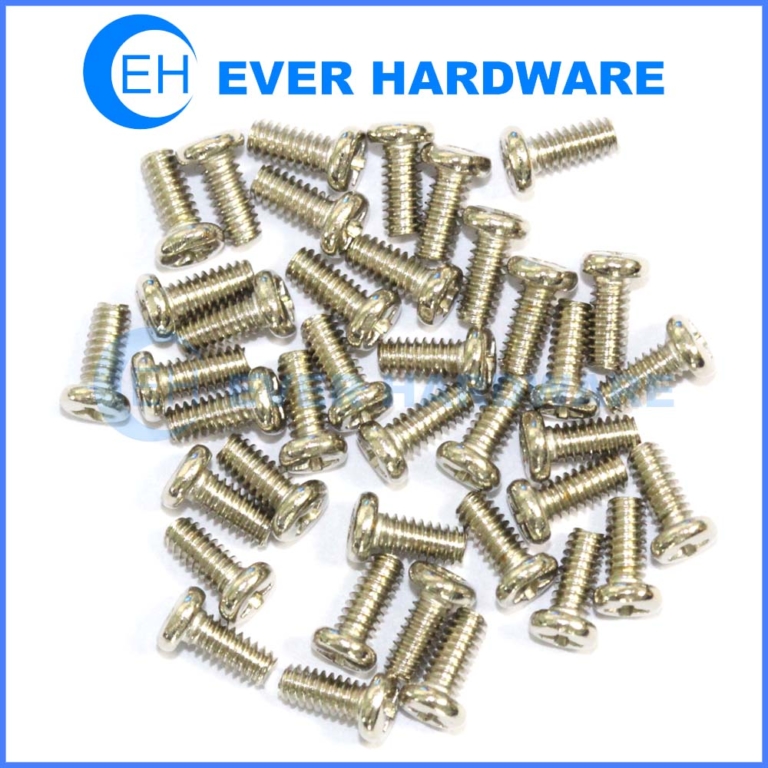 Stainless small machine screws pan phillips head metric electronics ...